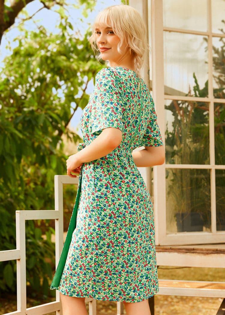 Petal & Promise Wrap Dress Product Image