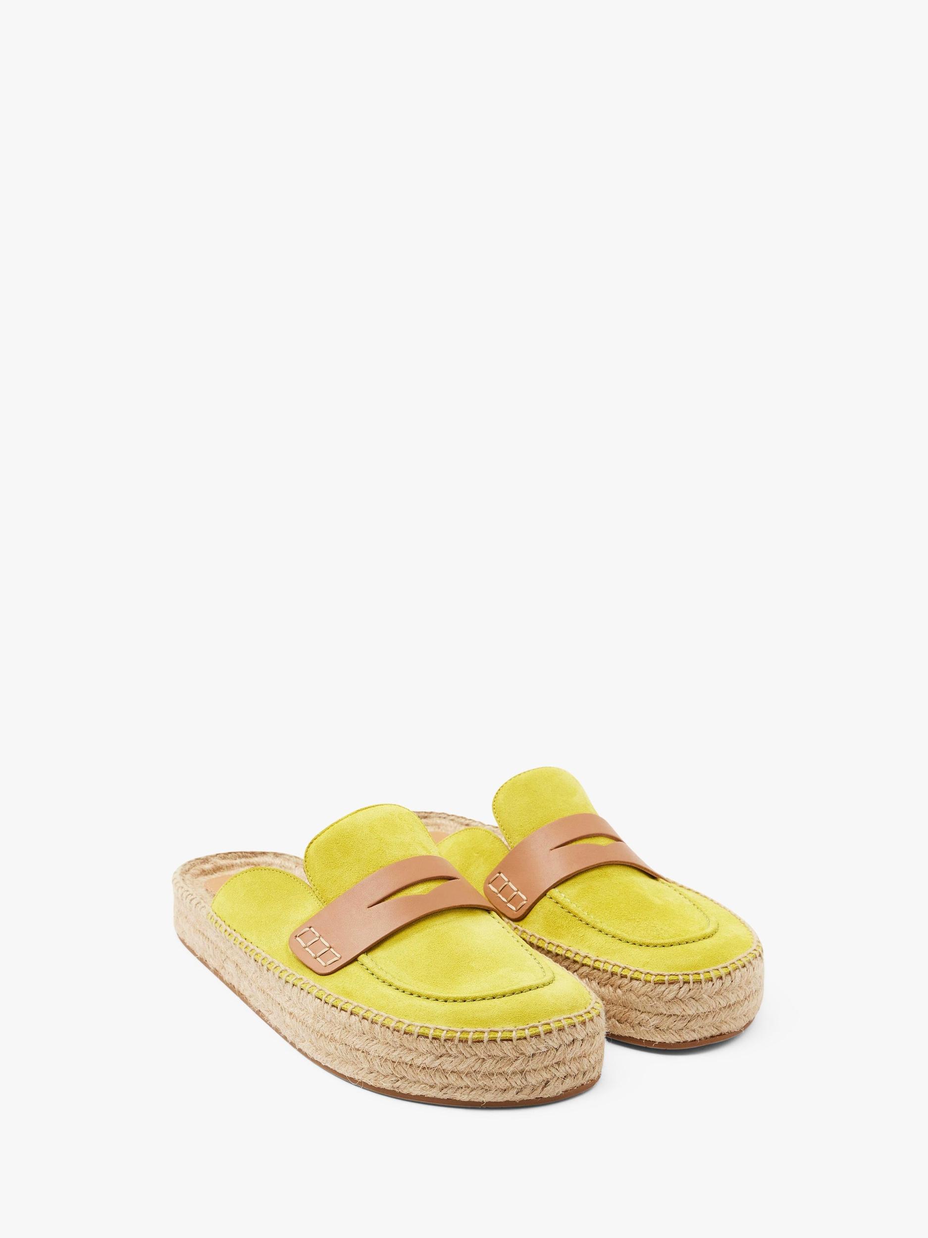 SUEDE ESPADRILLE LOAFER MULES Product Image