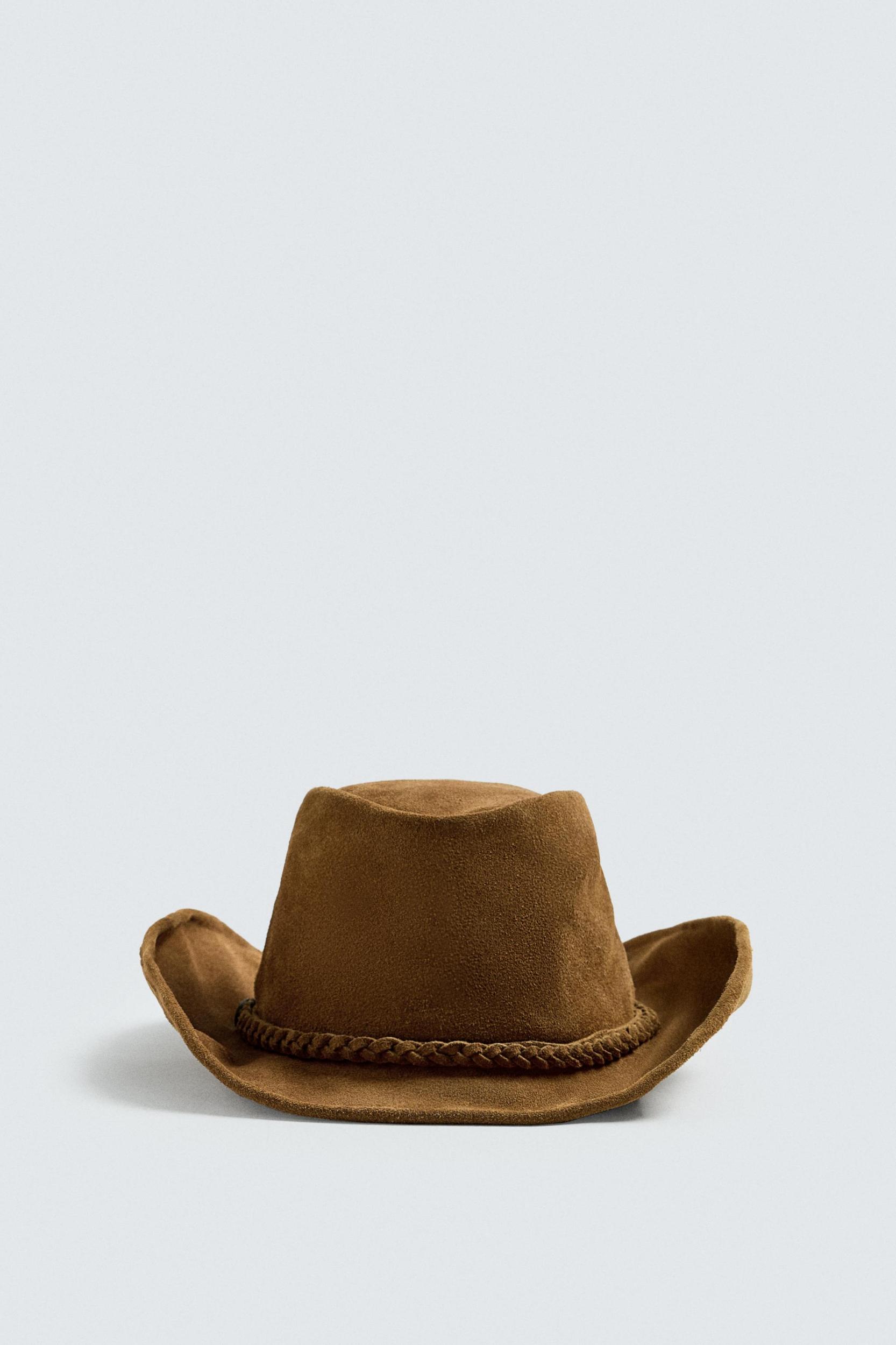 SUEDE LEATHER HAT Product Image