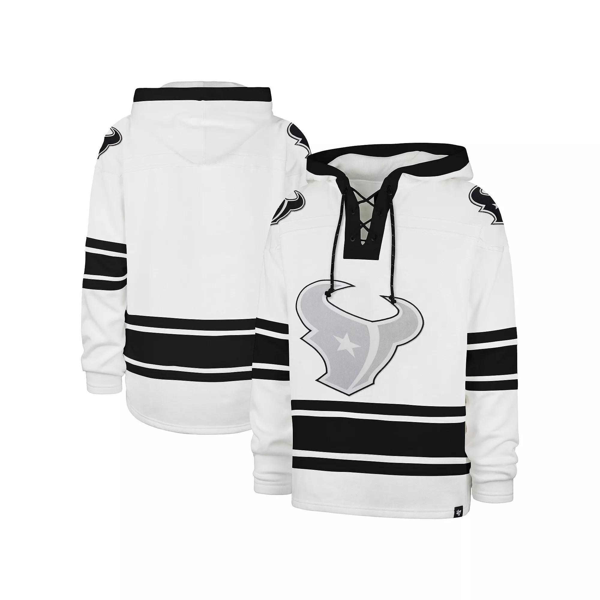 Men's '47 White Houston Texans After Image Superior Lacer with Hood,  Product Image