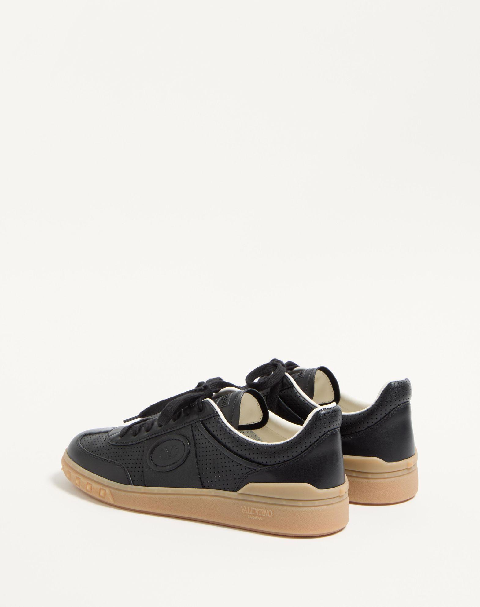 Upvillage Low-Top Sneaker In Perforated Nappa Leather Product Image