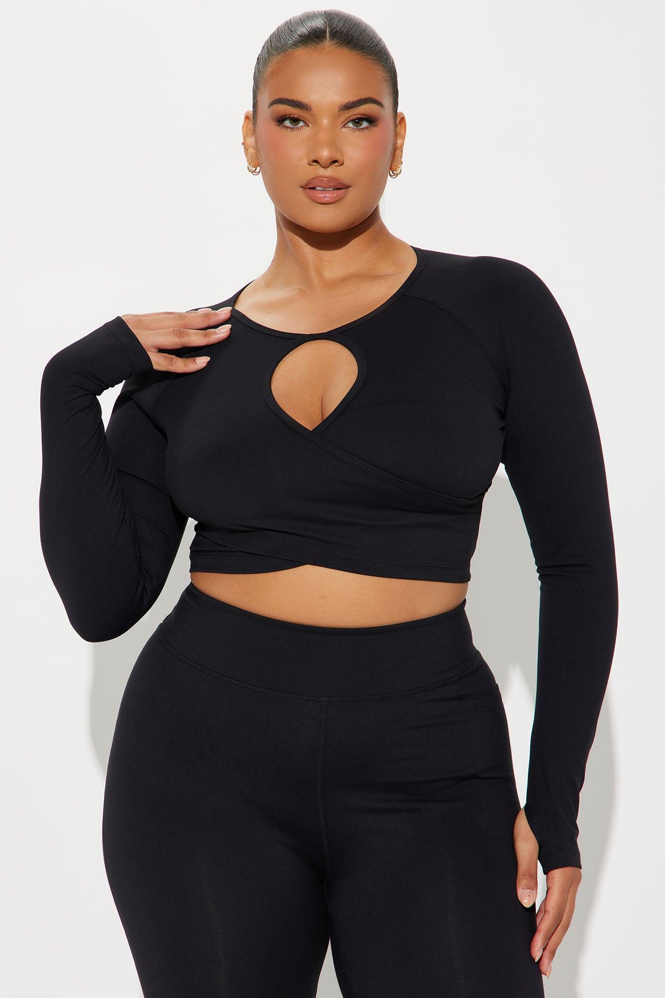 Deep Bend Super Soft Active Top - Black Product Image