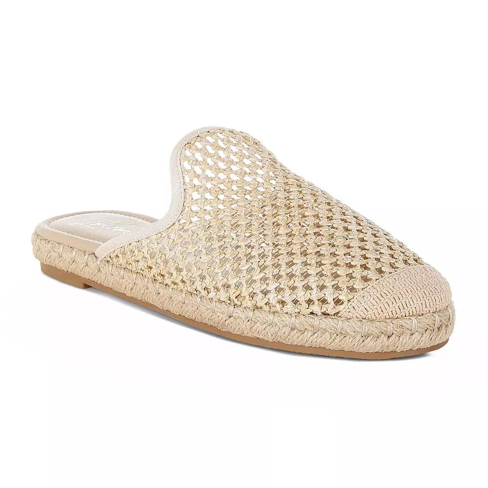 London Rag Nongai Women's Slip-On Mules, Size: 8.5, Beige Product Image