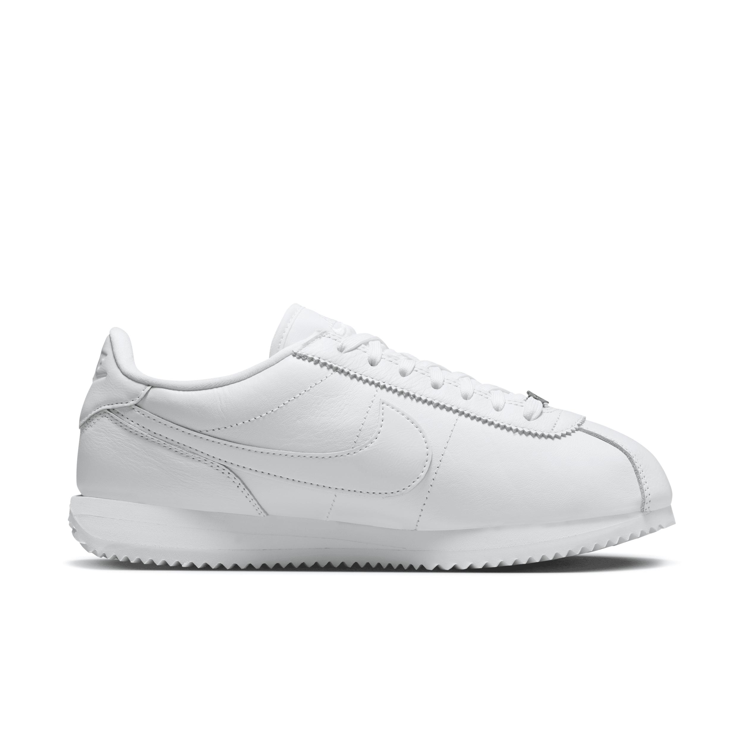 Nike Womens Cortez 23 Premium Leather Casual Shoes in White Product Image