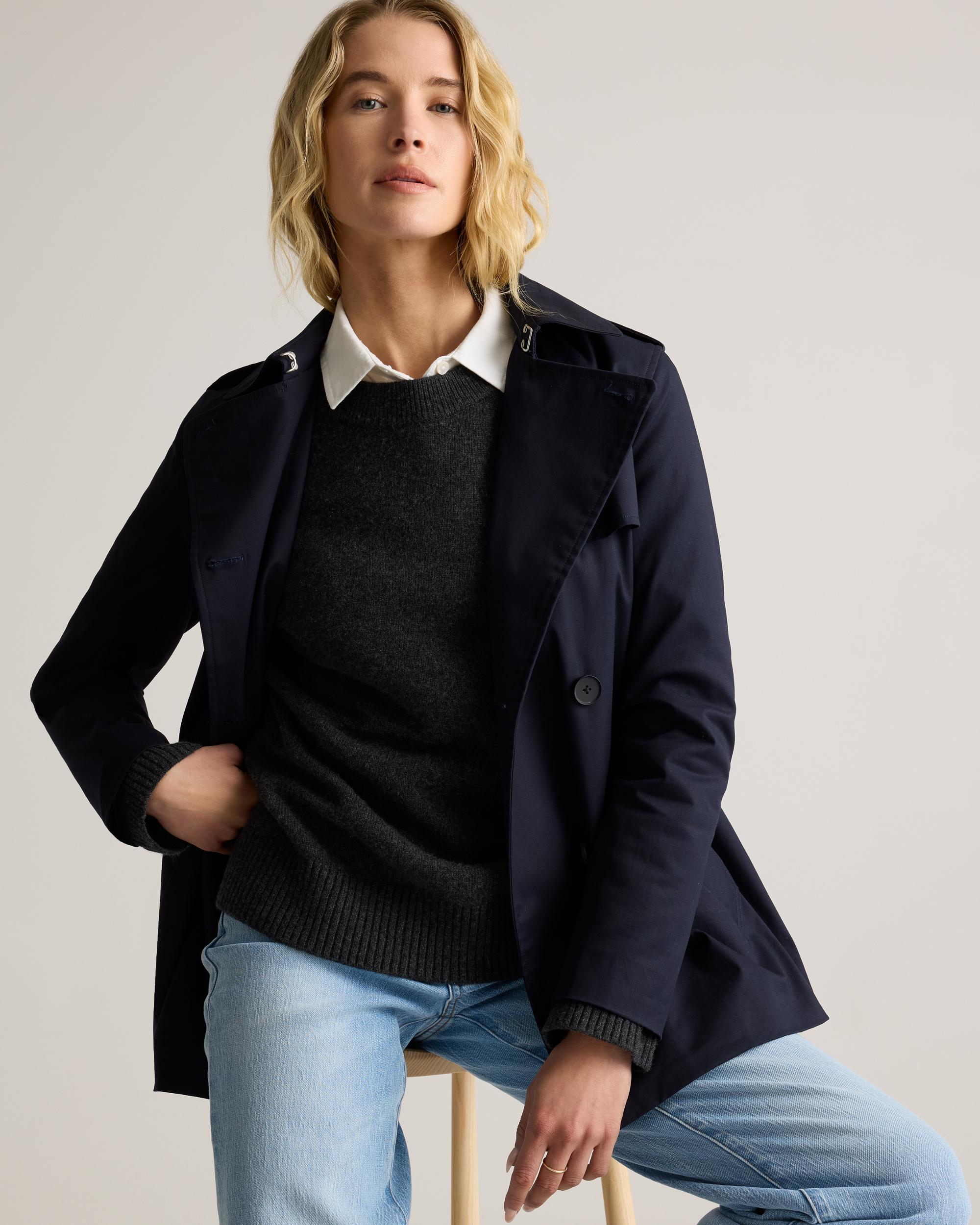 Quince | Women's Mongolian Cashmere Oversized Crewneck Sweater Size XL Product Image