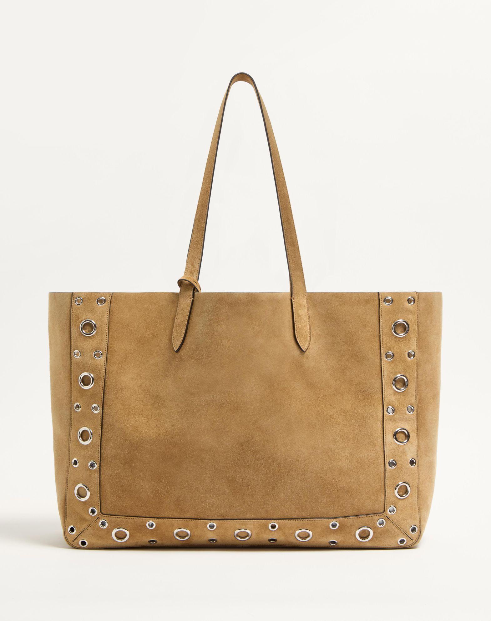 Valentino Garavani Nellcôte Large Suede Shopping Bag Product Image