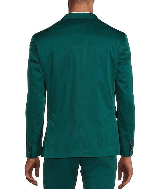 Murano Shape of Water Collection Slim Fit Sateen Suit Separate Jacket Product Image
