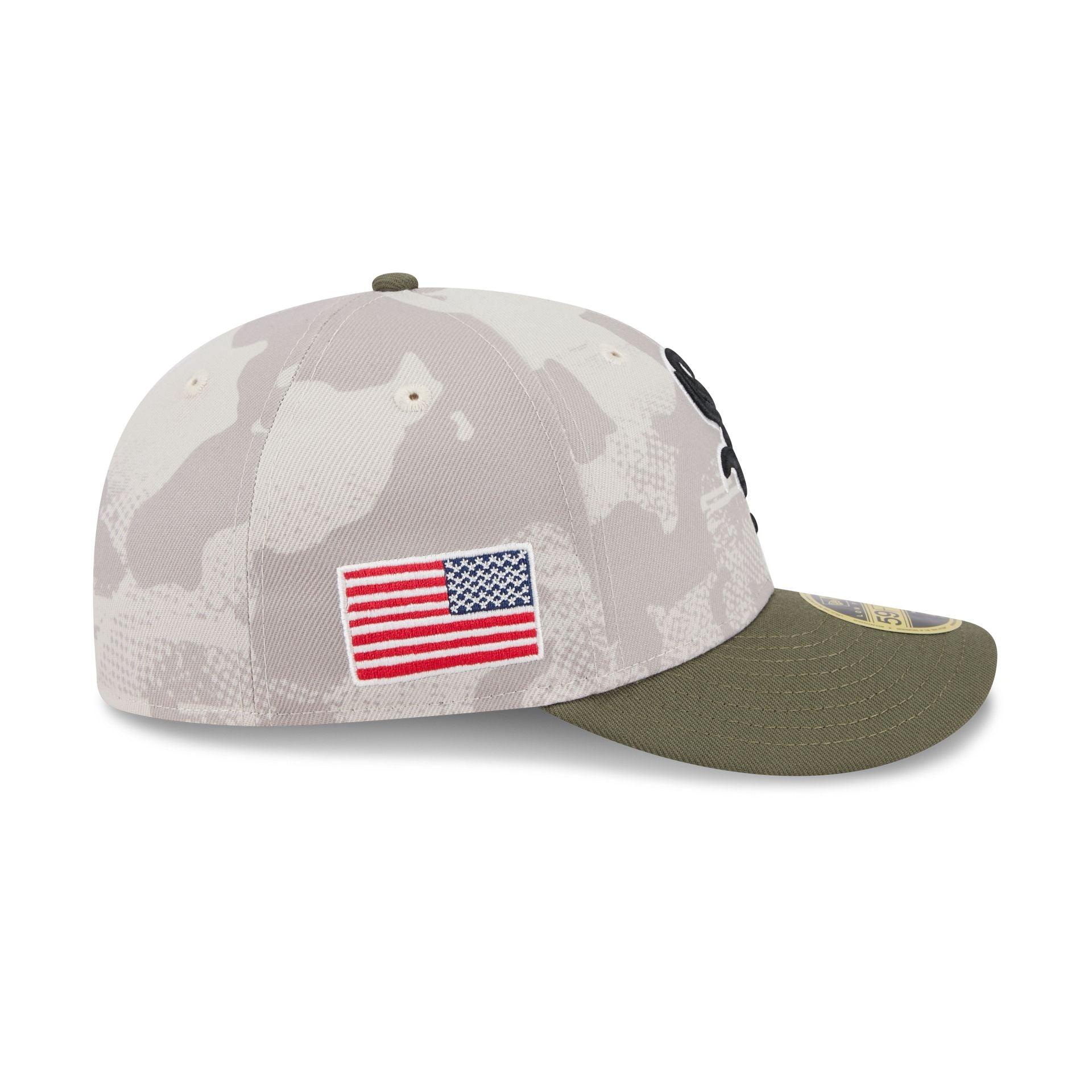 Chicago White Sox Armed Forces Day 2025 Low Profile 59FIFTY Fitted Hat Male Product Image