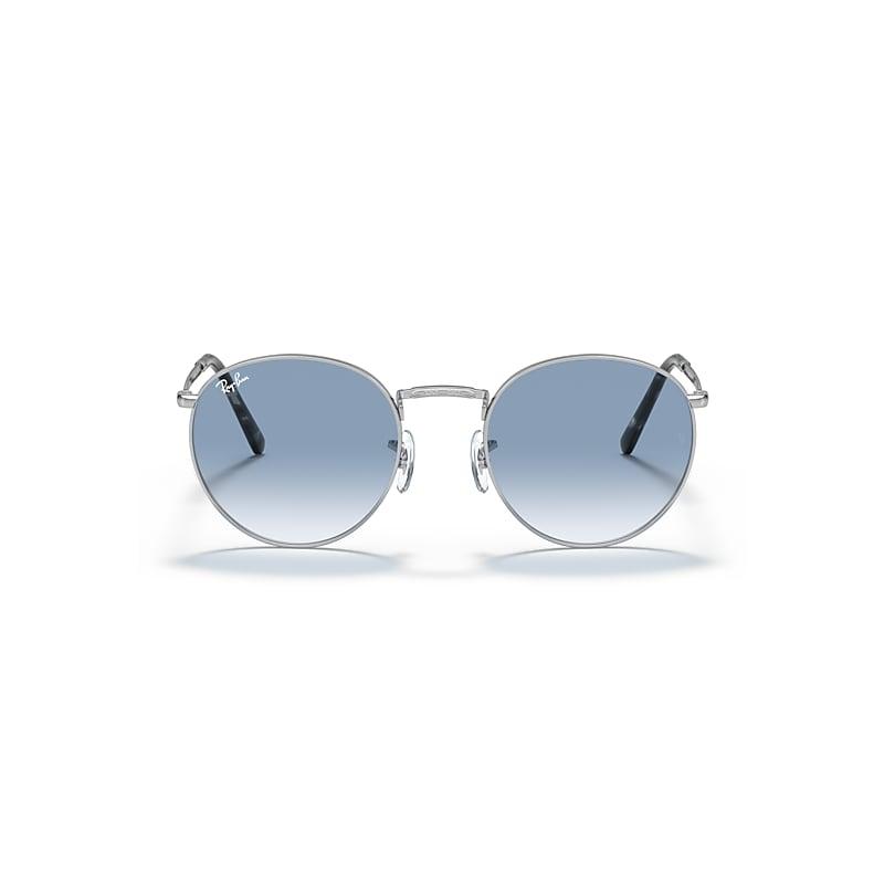 Ray-Ban New Round Sunglasses Frame Blue Lenses Product Image