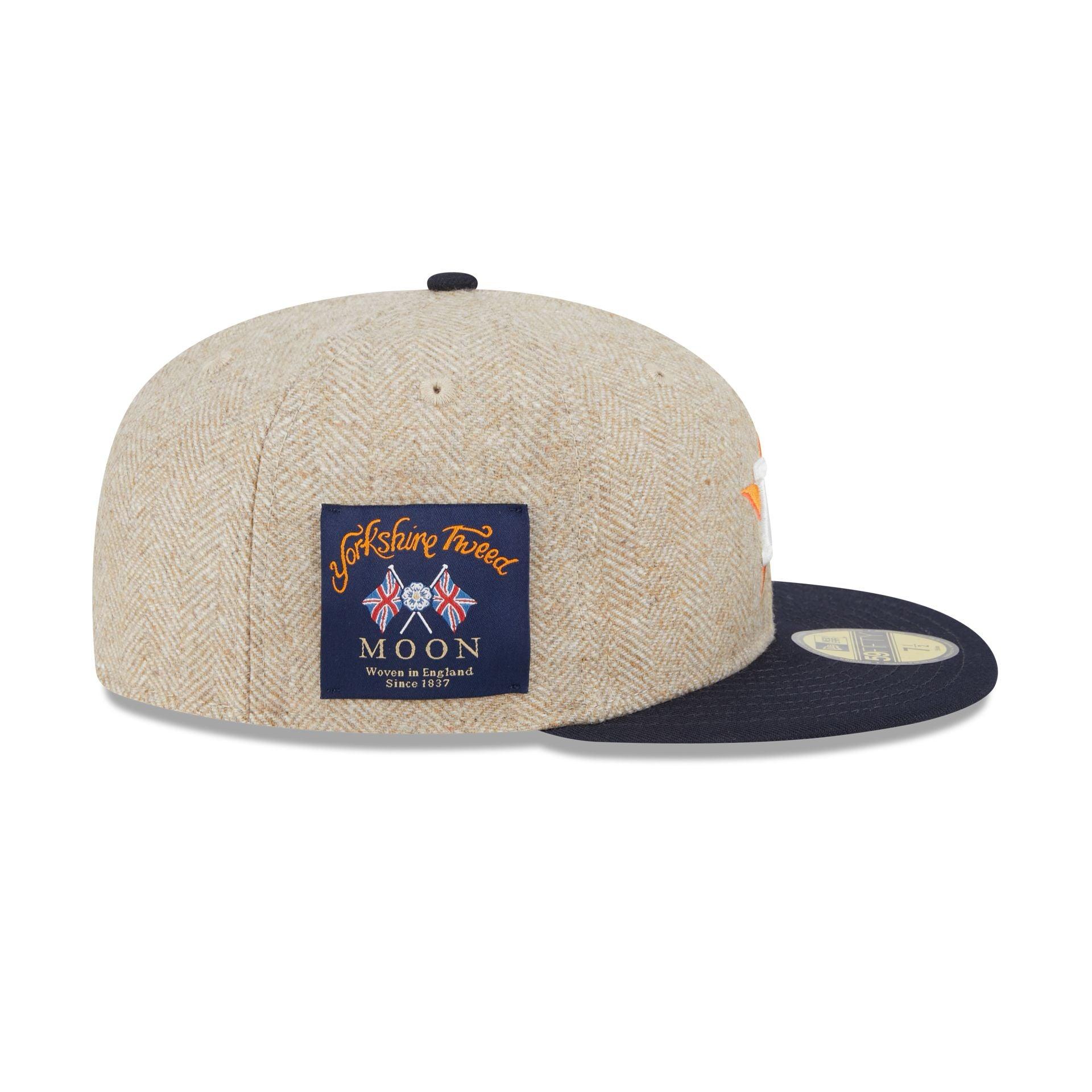 Houston Astros Herringbone Moon 59FIFTY Fitted Hat Male Product Image