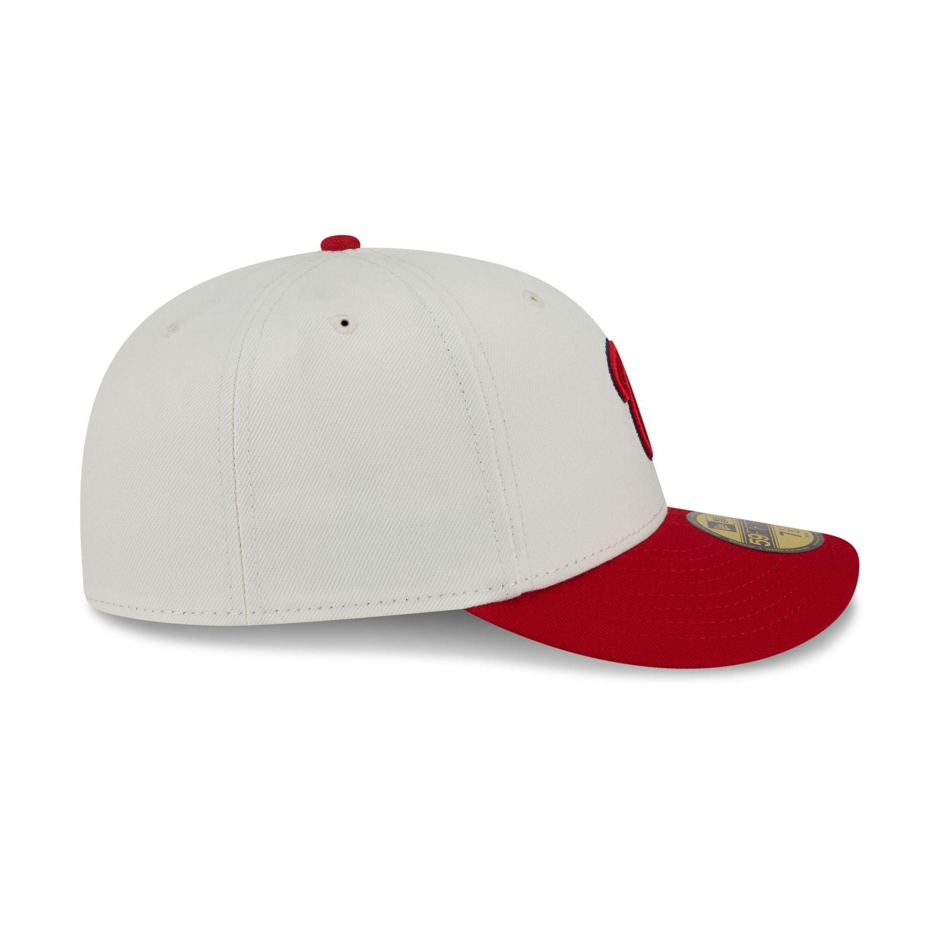 Washington Nationals Tonal Florals White 59FIFTY Fitted Hat Male Product Image