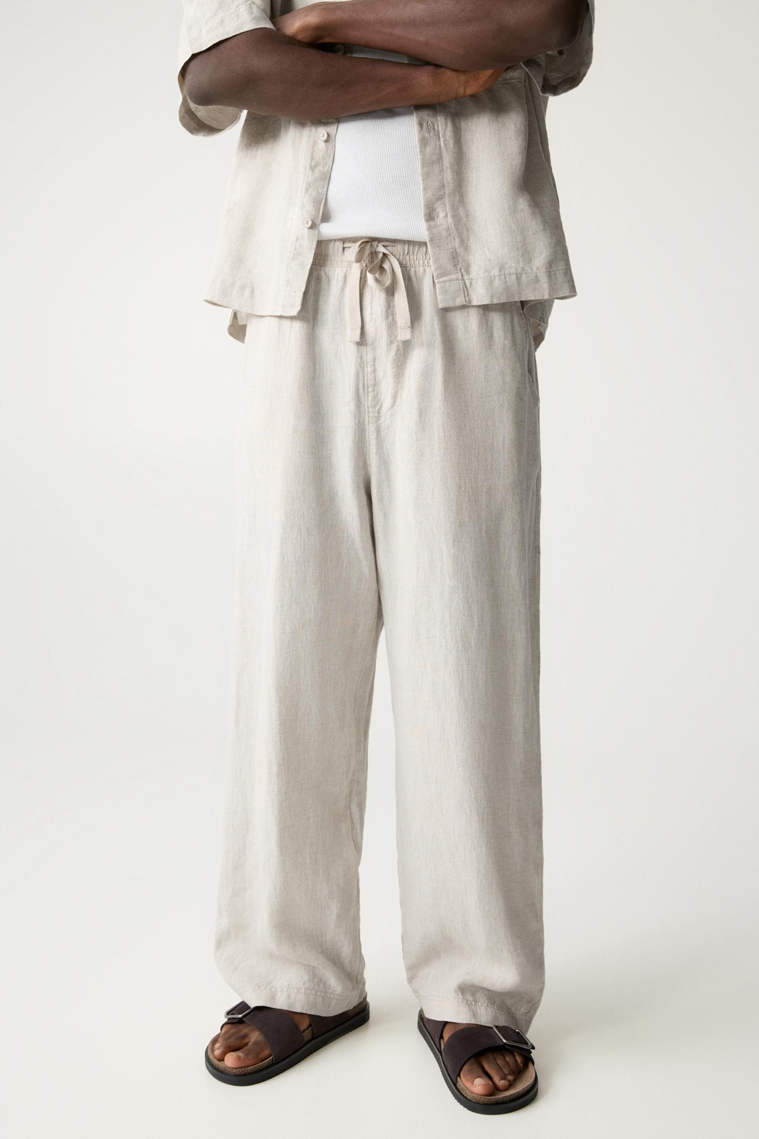 Linen joggers Product Image