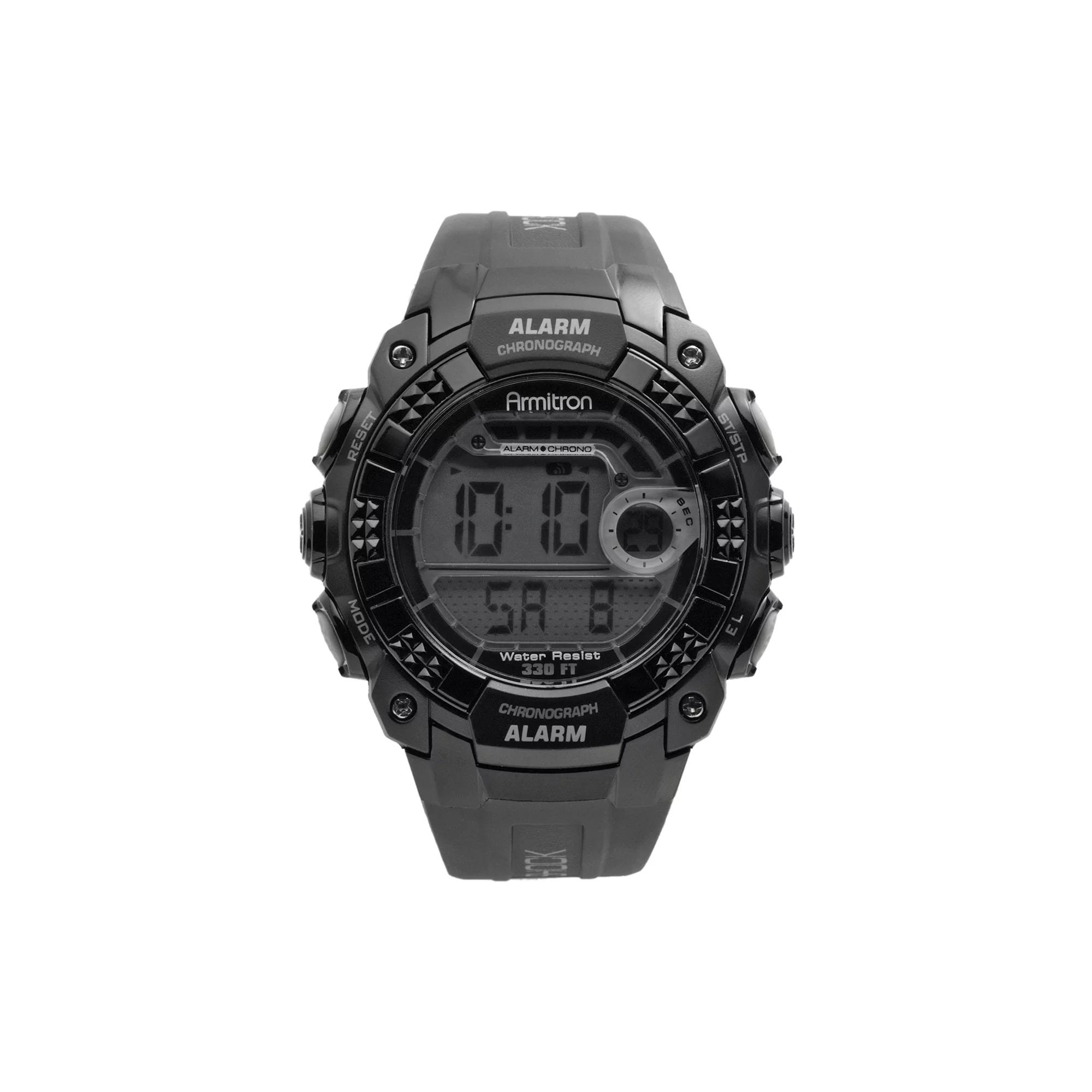 Armitron Men's Digital Watch - 40/8209BLK, Size: Large, Grey Product Image