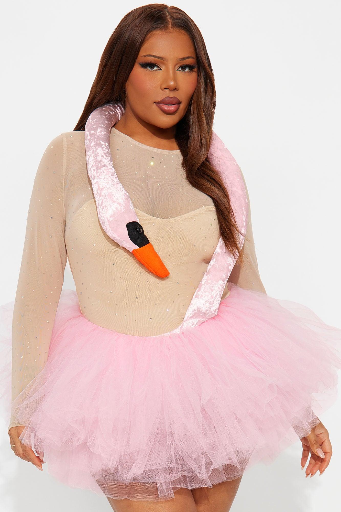Flock & Fabulous 2 Piece Costume Set - White Female Product Image
