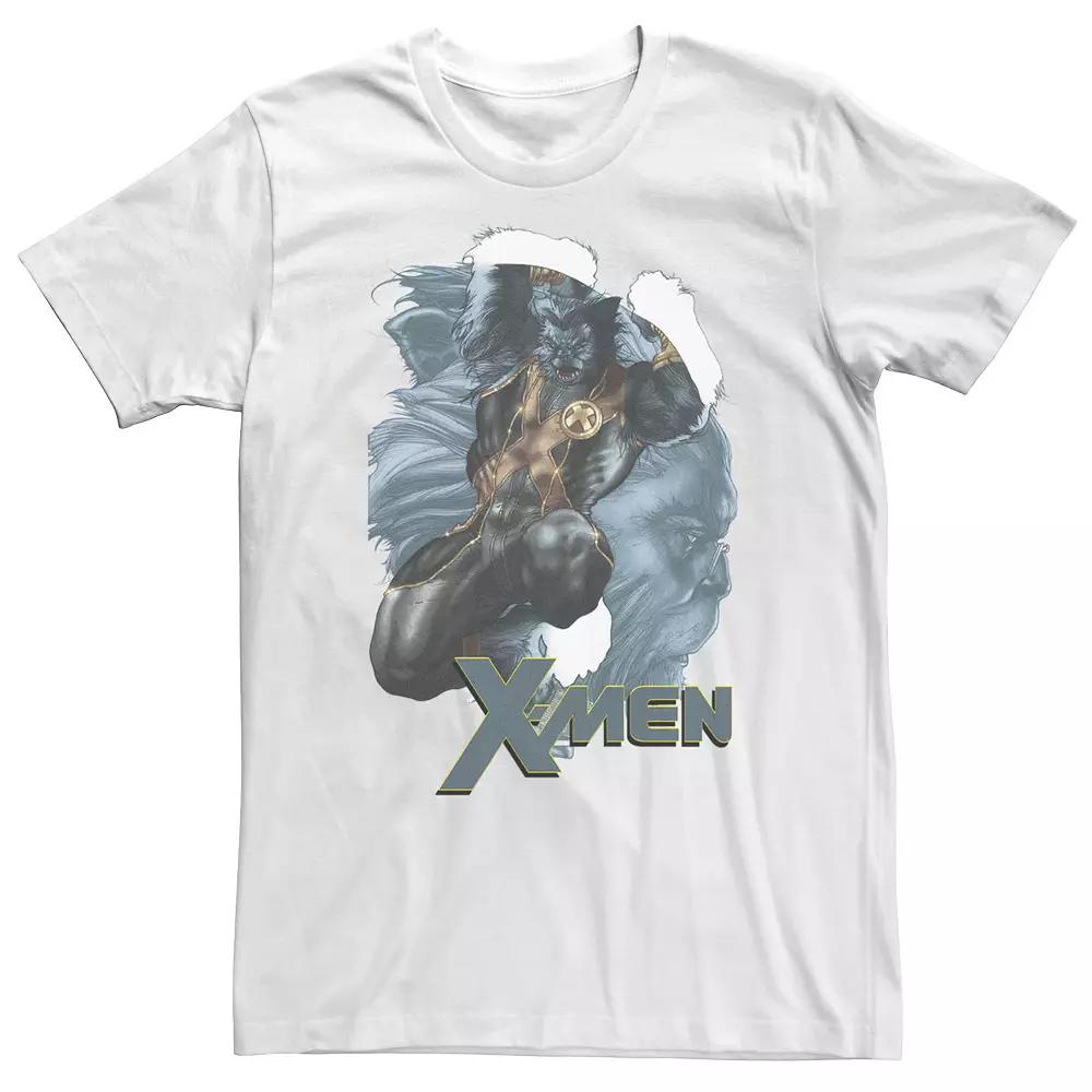 Big & Tall Marvel X-Men The Beast Double Exposed Mutant Tee, Men's,  Product Image