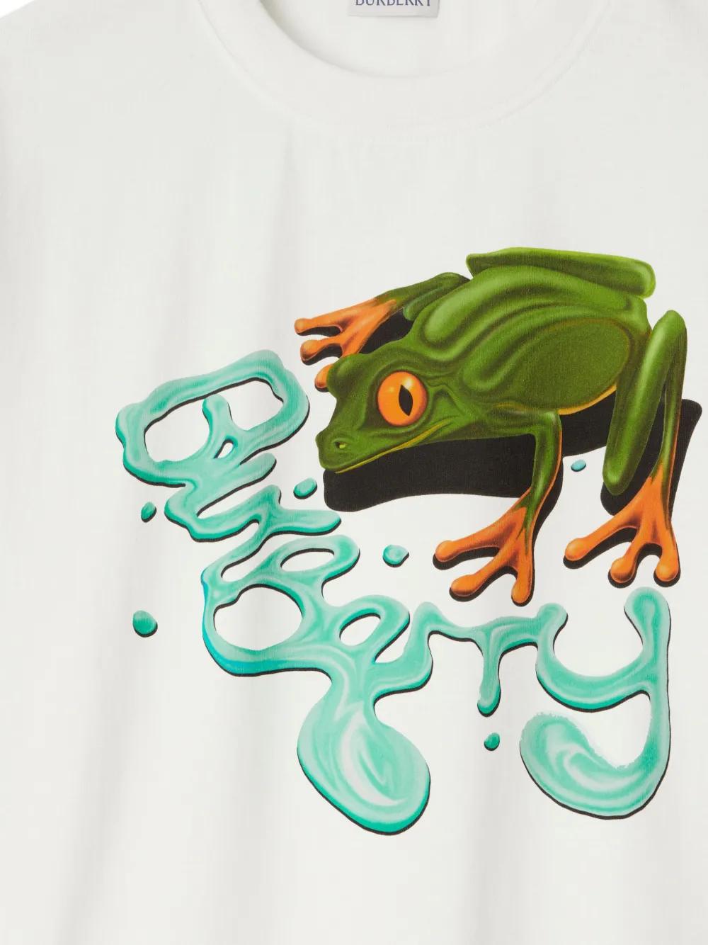 Frog crew-neck cotton T-shirt  Product Image