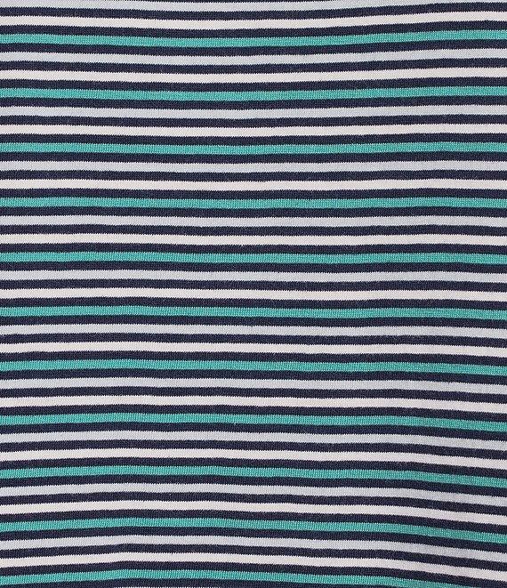 Roundtree & Yorke Solid Soft Washed Short Sleeve Cloud Striped Crew Neck T-Shirt Product Image