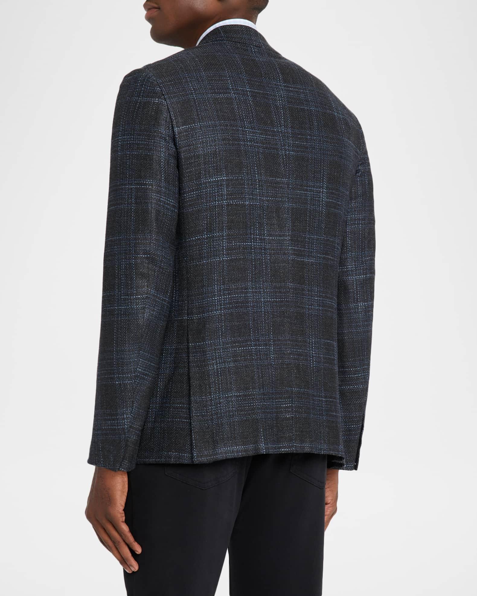 Men's Winter Crossover Check Single-Breasted Sport Coat Product Image