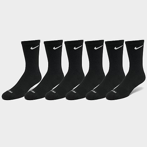 Nike Mens Everyday Plus Cushioned Training Crew Socks (6 Pairs) | SX6897-010 Product Image