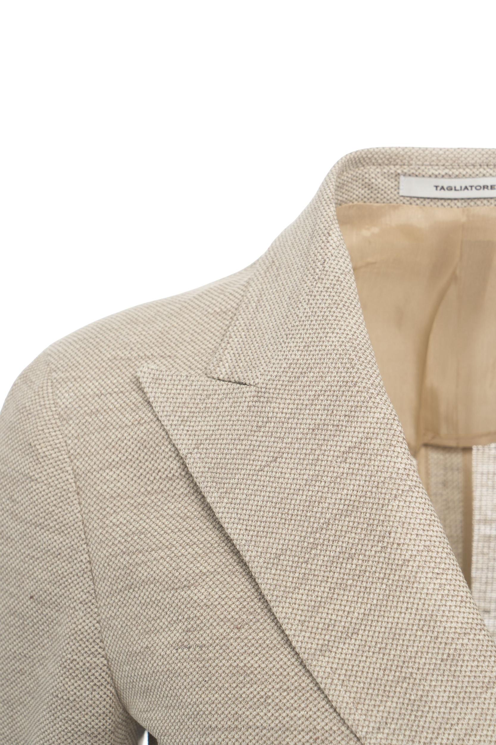 Linen shirt with mandarin collar Product Image