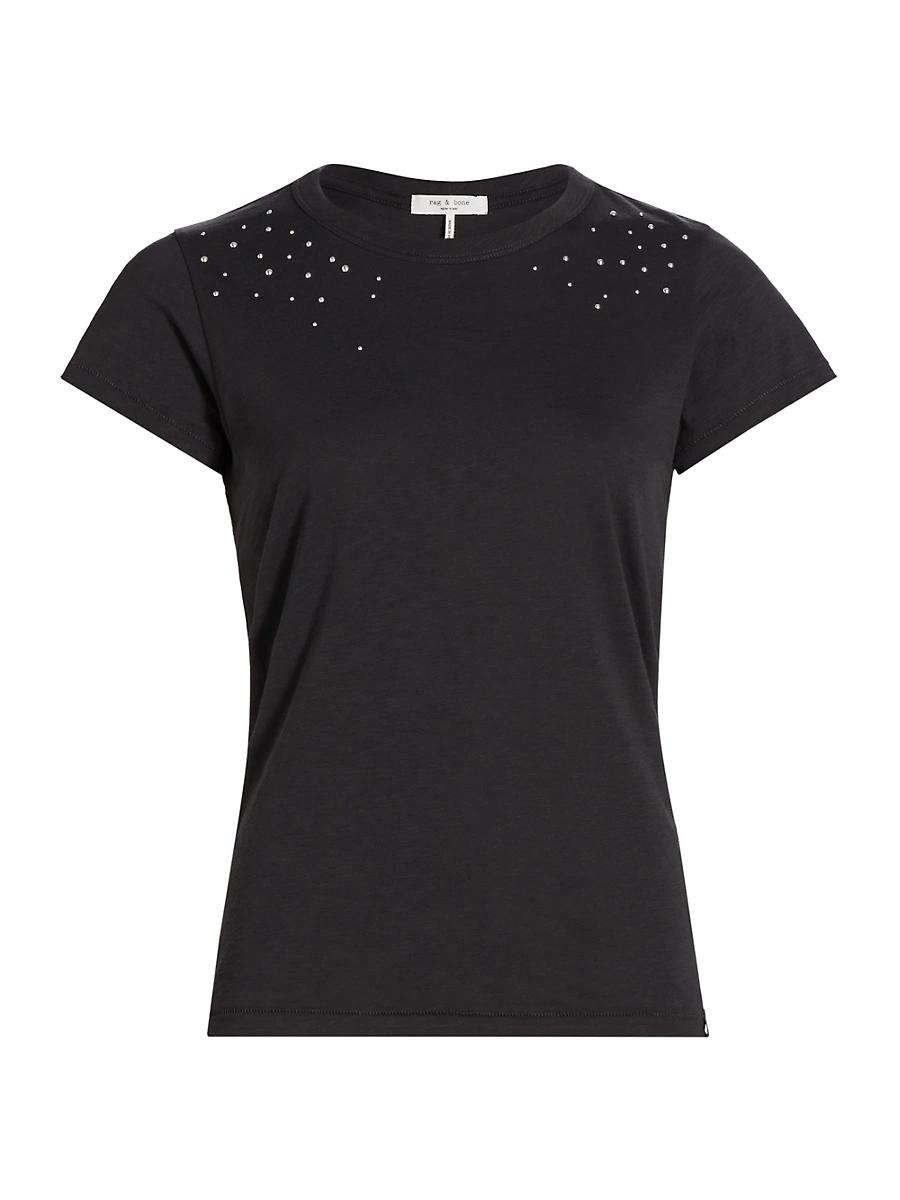 Womens Ombre Stud Short-Sleeve T-shirt Product Image