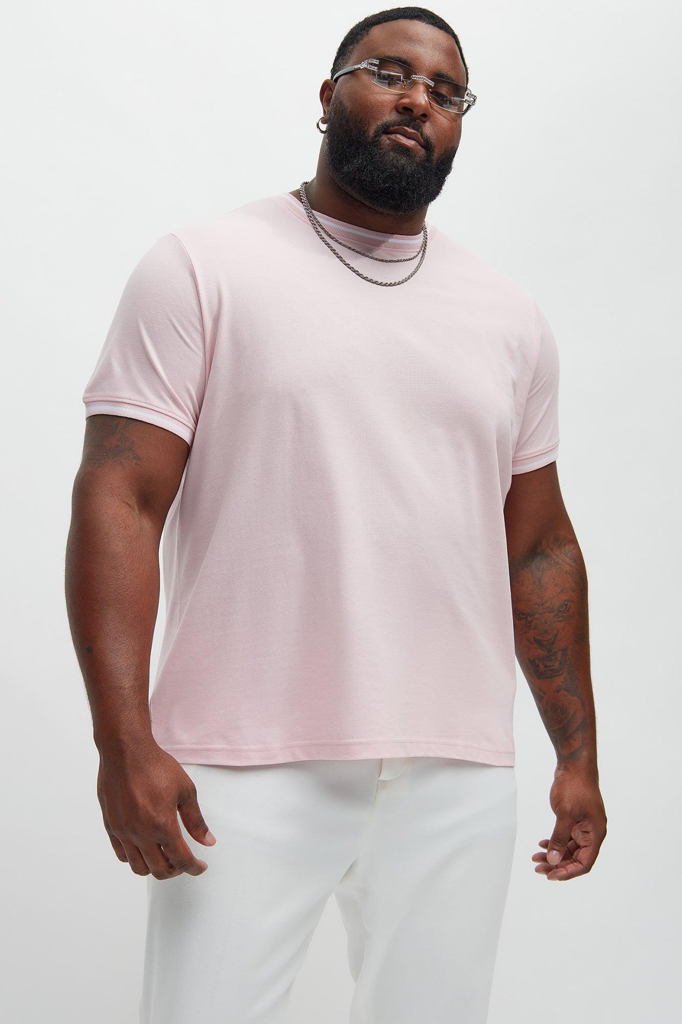 Jaxon Short Sleeve Tee - Pink Product Image