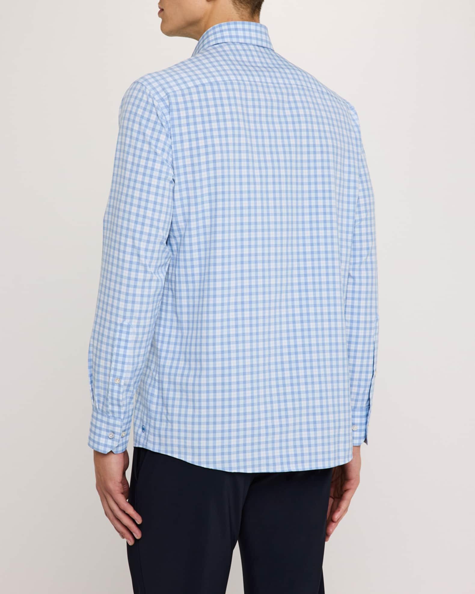 Men's Crafted Coltrane Plaid Performance Poplin Sport Shirt Product Image