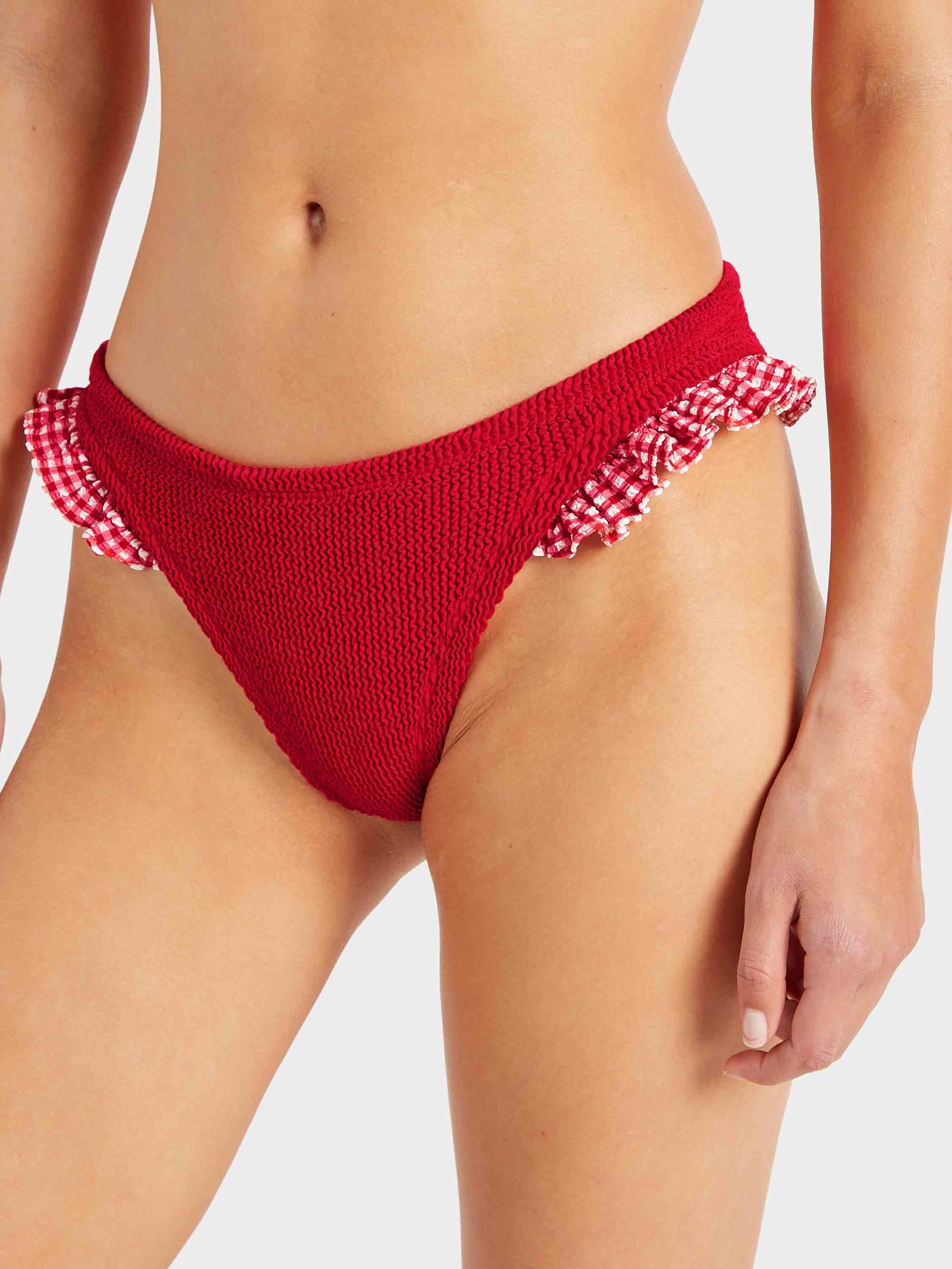 Jean Bikini - Red Gingham Product Image