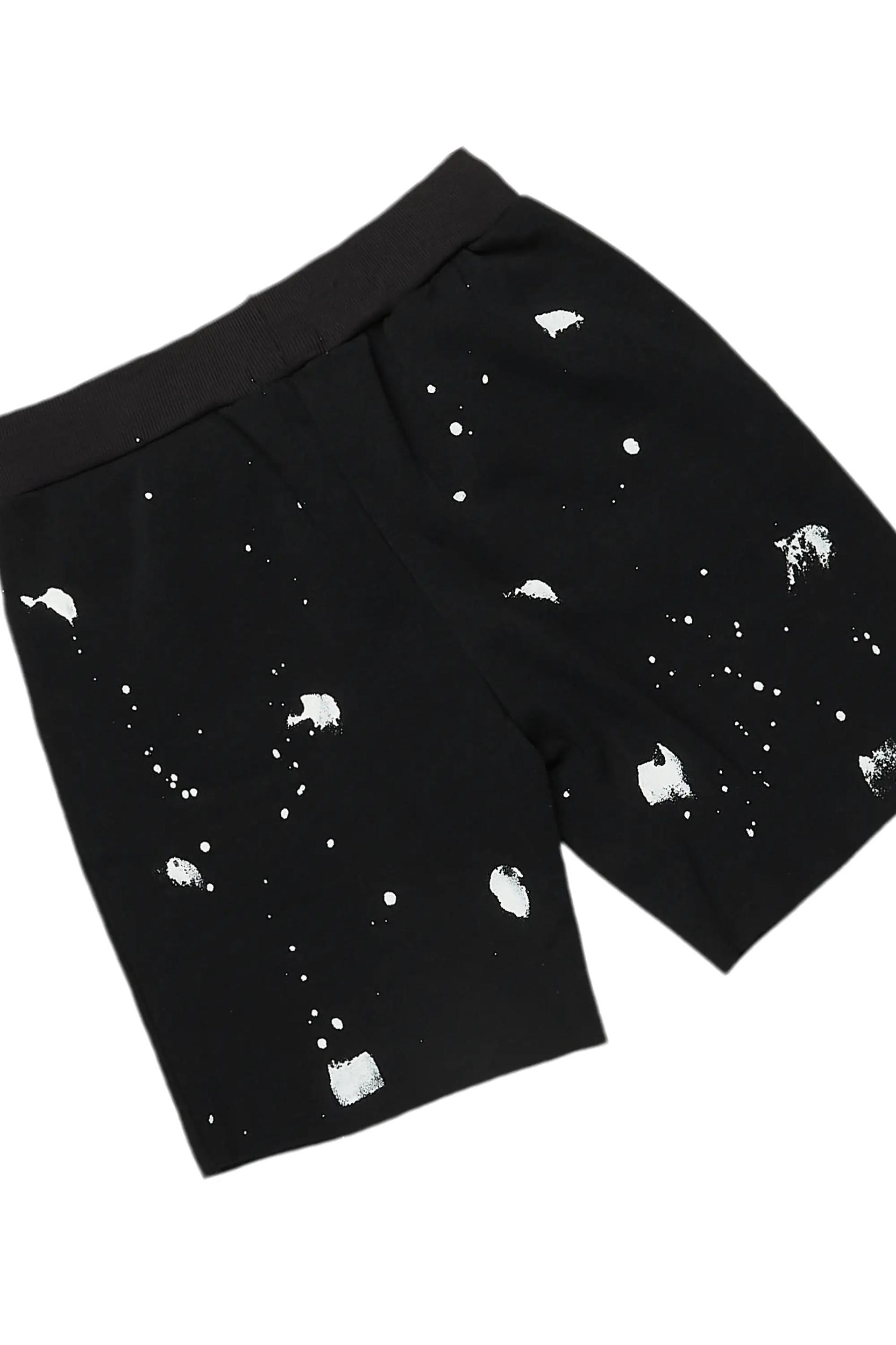 Just Between Us Black Short Set Female Product Image