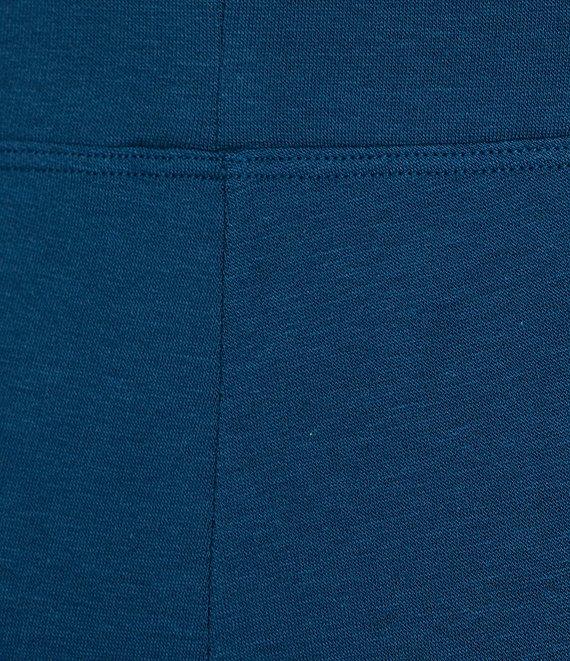 Eileen Fisher Petite Terry Knit High Waisted Ankle Leggings Product Image