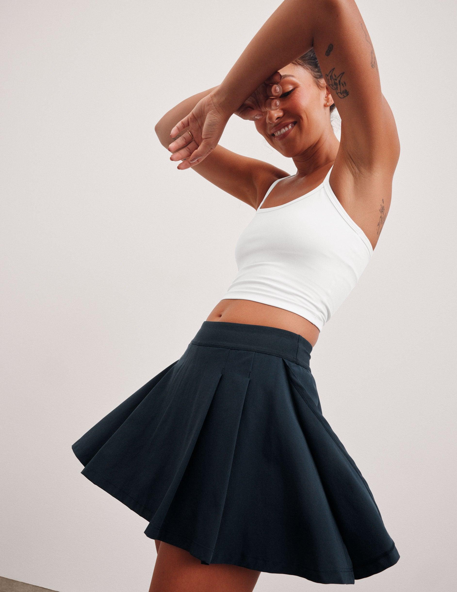 Score Pleated Skirt Product Image