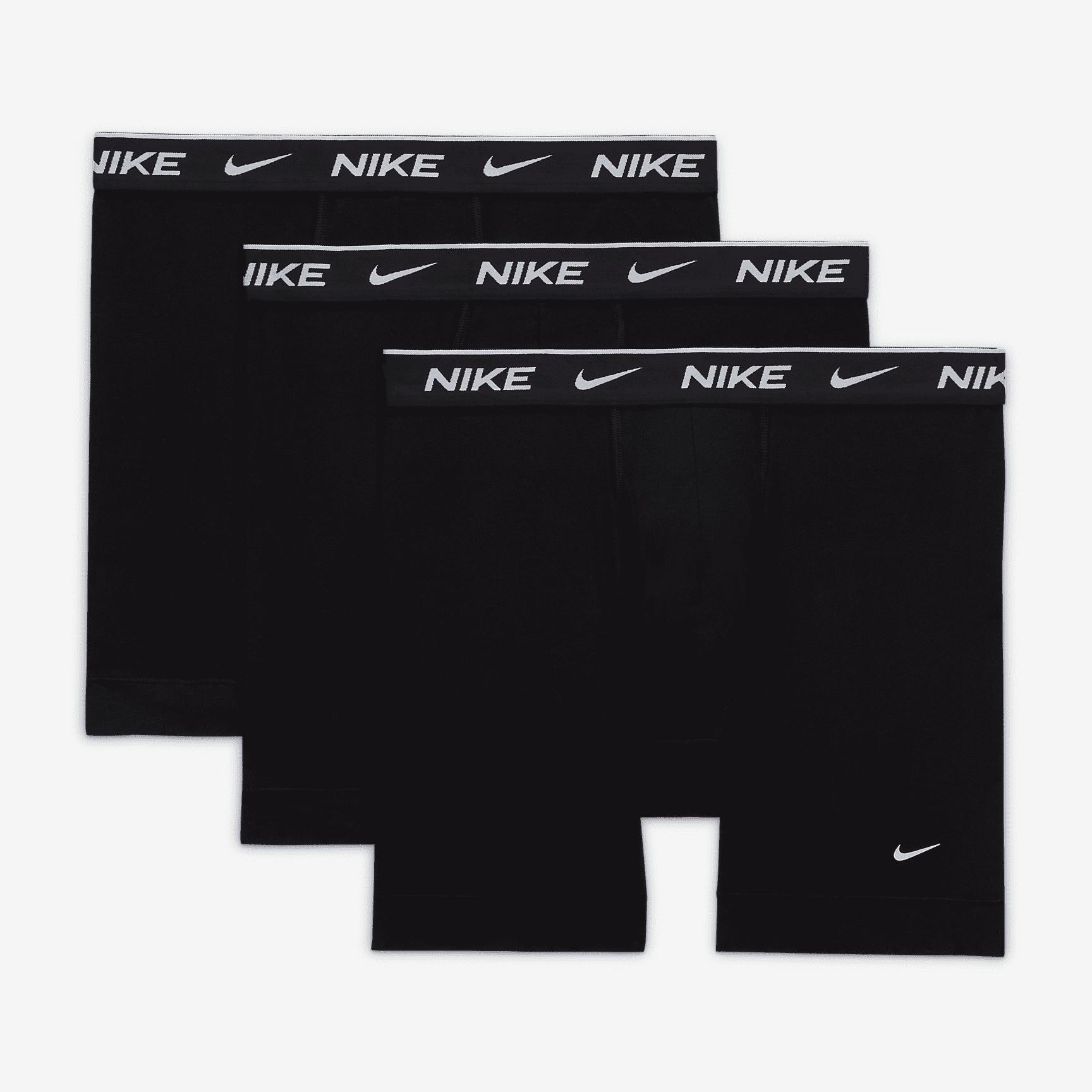 Nike Mens Dri-FIT Essential Cotton Stretch Boxer Briefs (3-Pack) | KE1167-001 Product Image