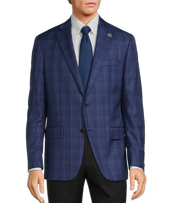 Hart Schaffner Marx New York Modern Fit Plaid Wool Sport Coat Product Image