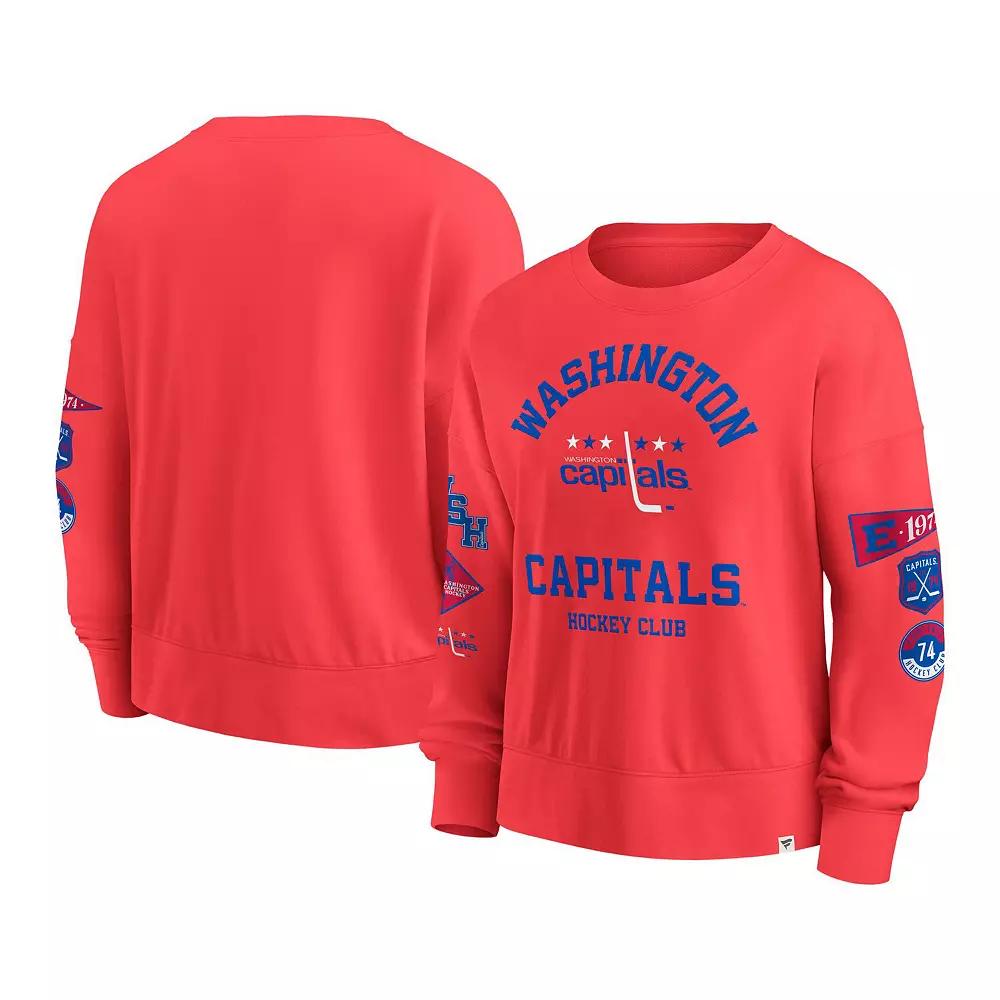 Women's Fanatics Red Washington Capitals Over Product Image