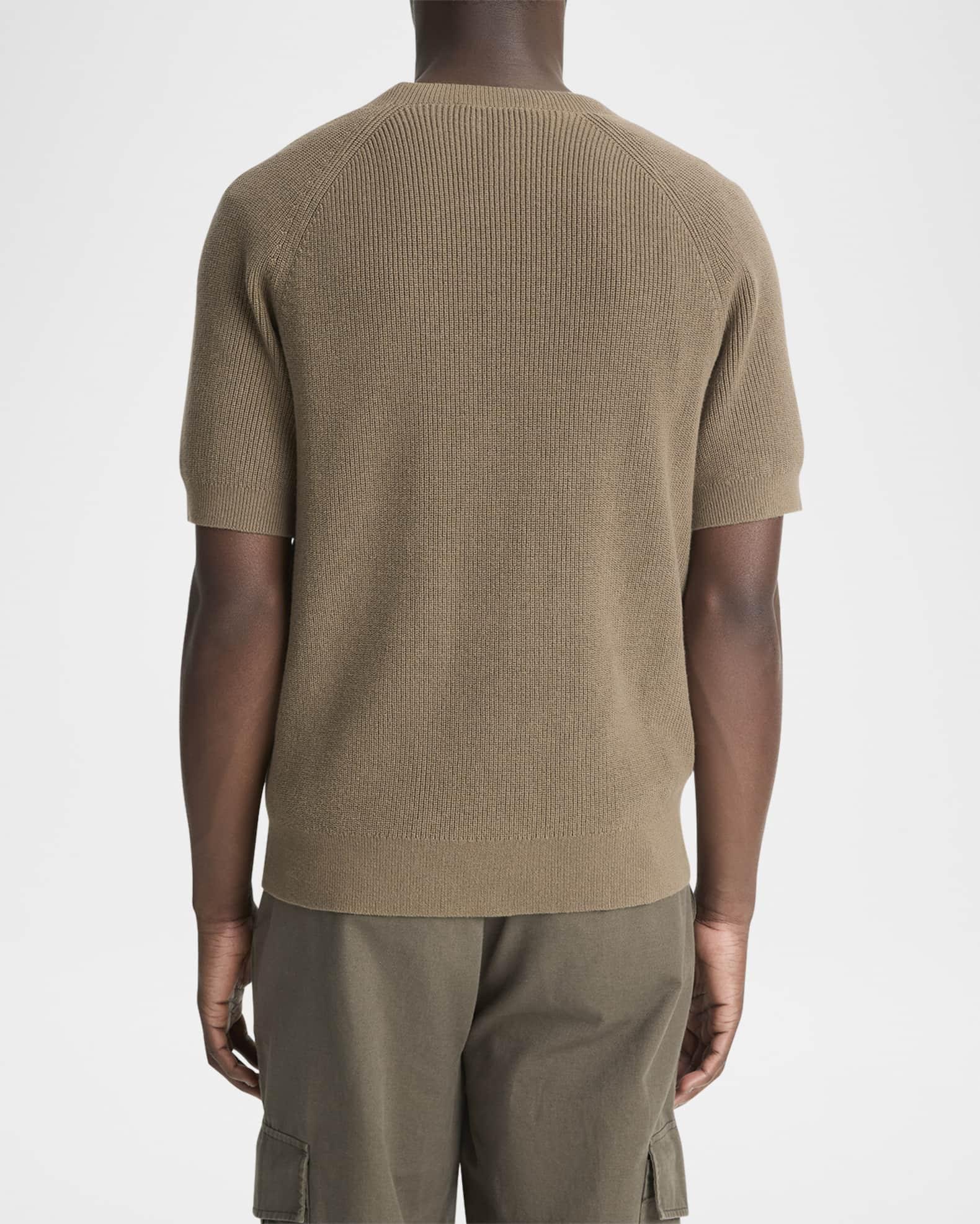 Men's Cotton Raglan Short-Sleeve Sweater Product Image