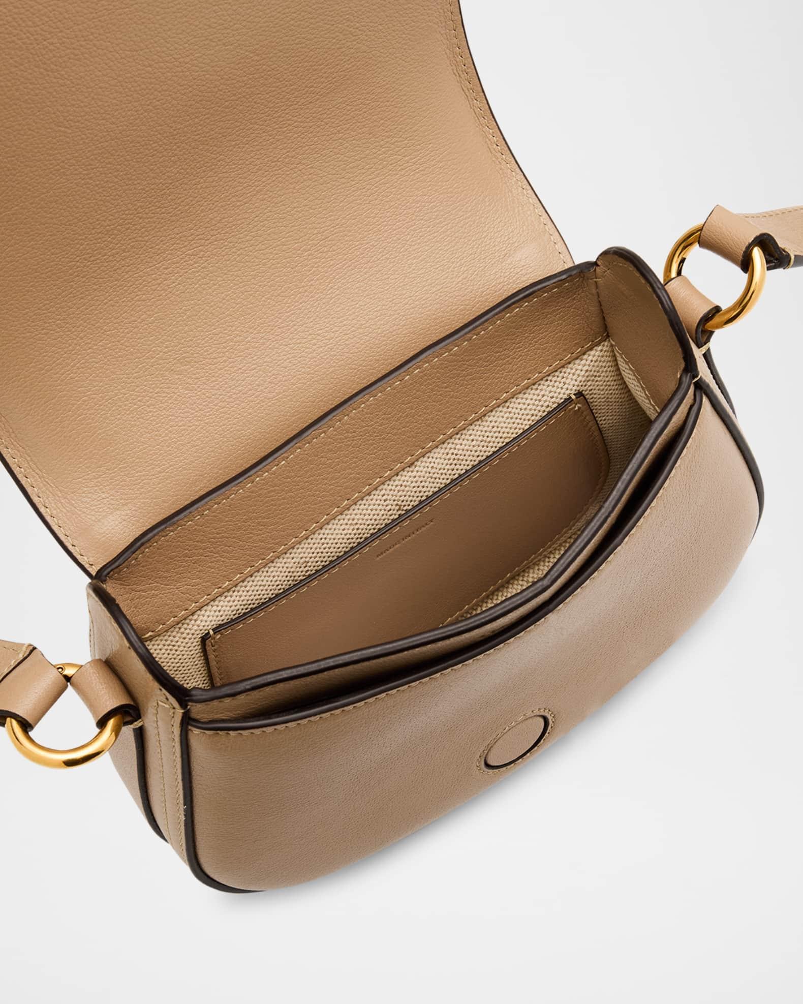 Horse Medal Saddle Crossbody Bag in Grained Leather Product Image