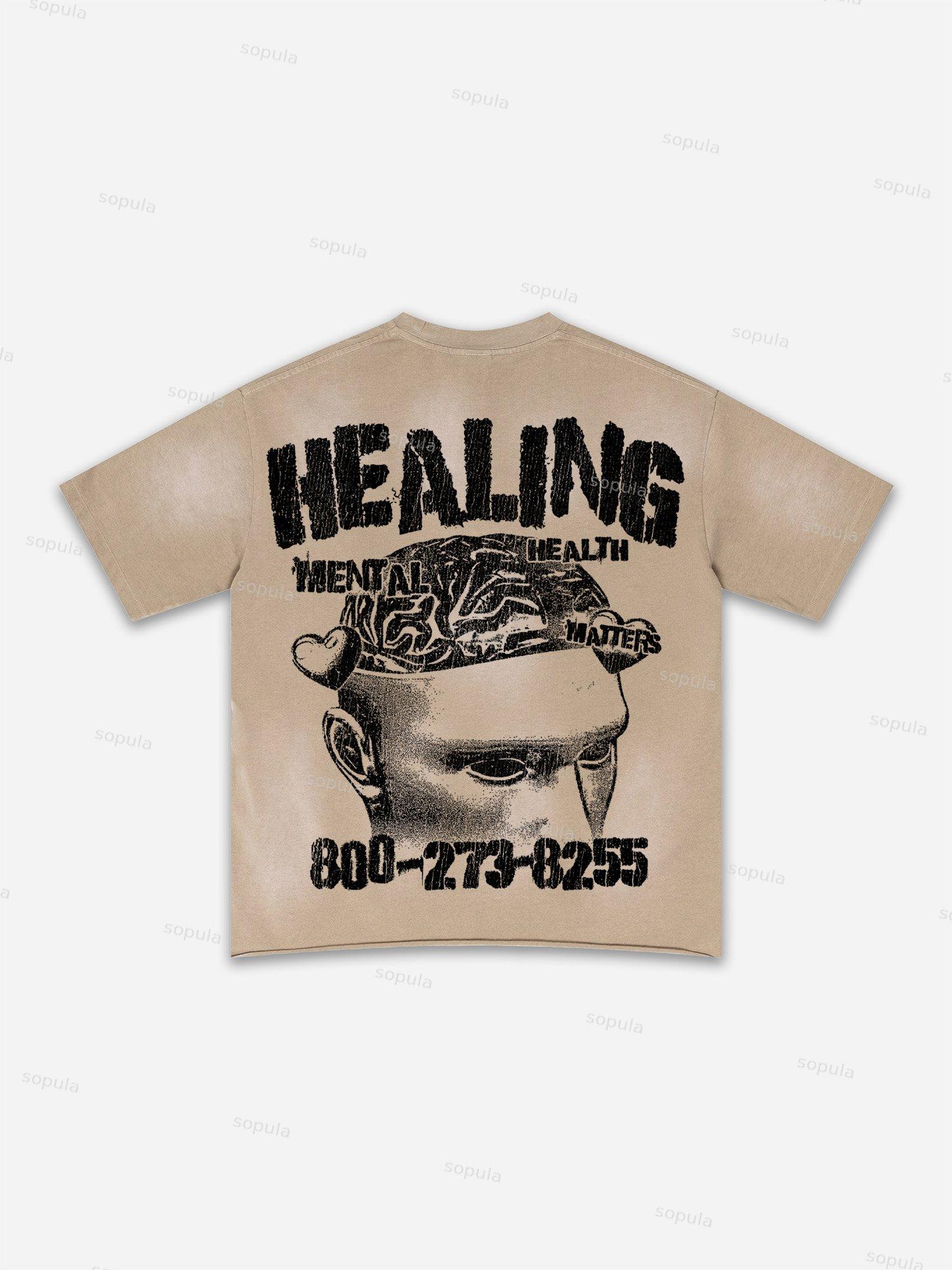 Basketball Dreams Boys Print Washed T-shirt Product Image