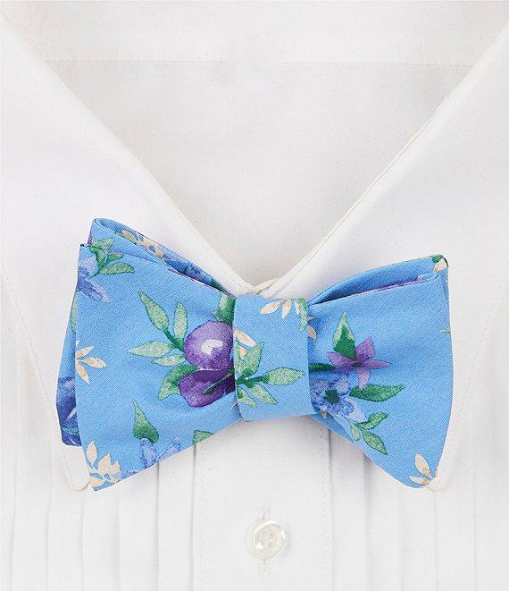 Cremieux Bright Floral Print Bow Tie Product Image