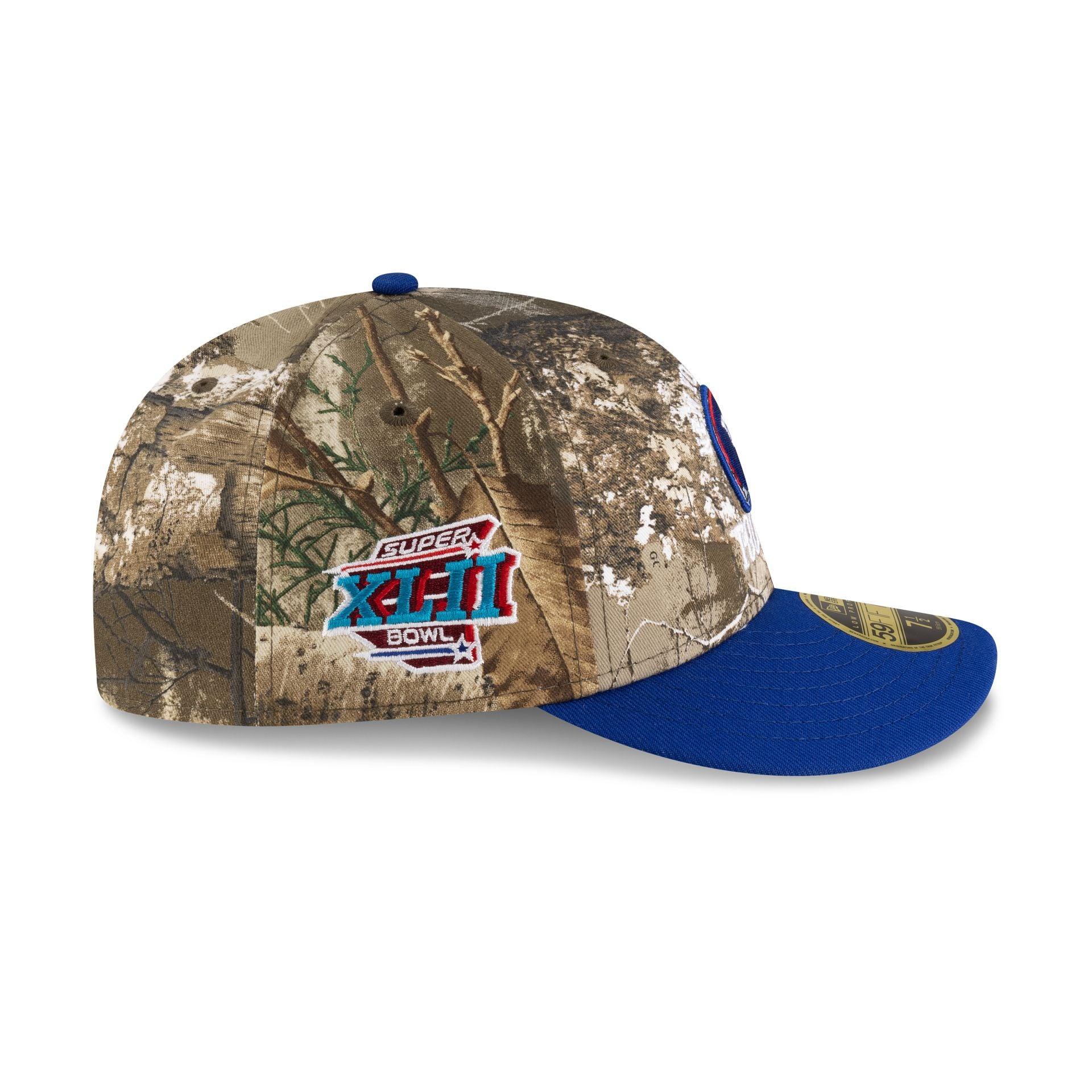 Just Caps Realtree New York Giants Low Profile 59FIFTY Fitted Hat Male Product Image