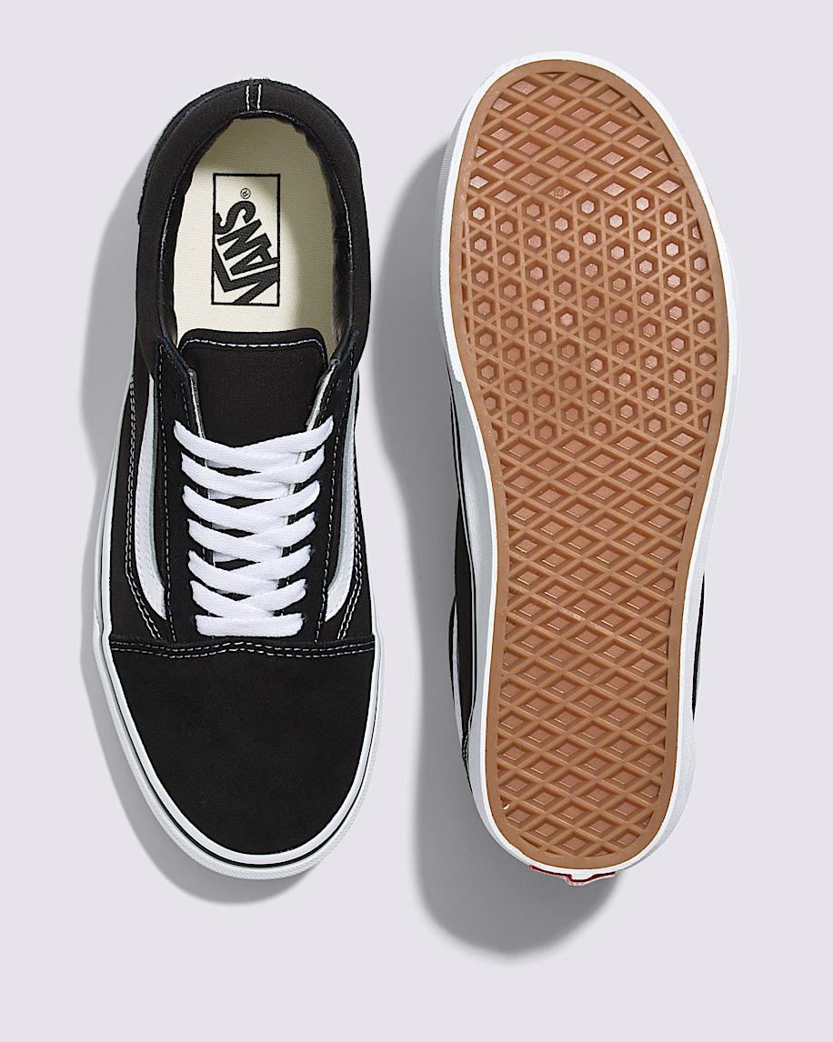 Vans | Old Skool Wide Black/True White Classics Shoe Product Image
