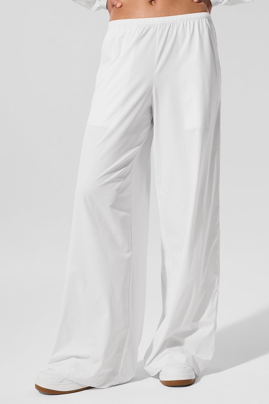 Breezy Wide Leg Pant - White Product Image