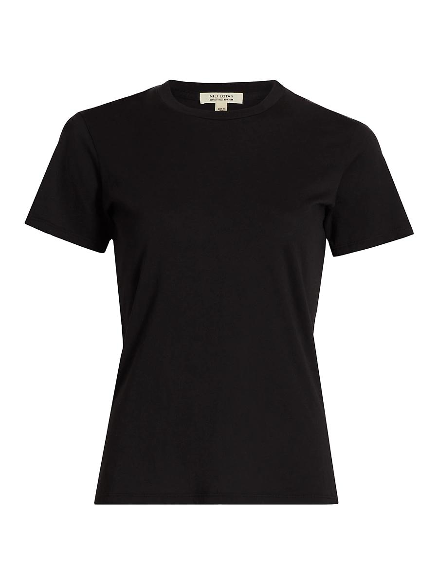 Womens Mariela Cotton Crewneck T-Shirt Product Image