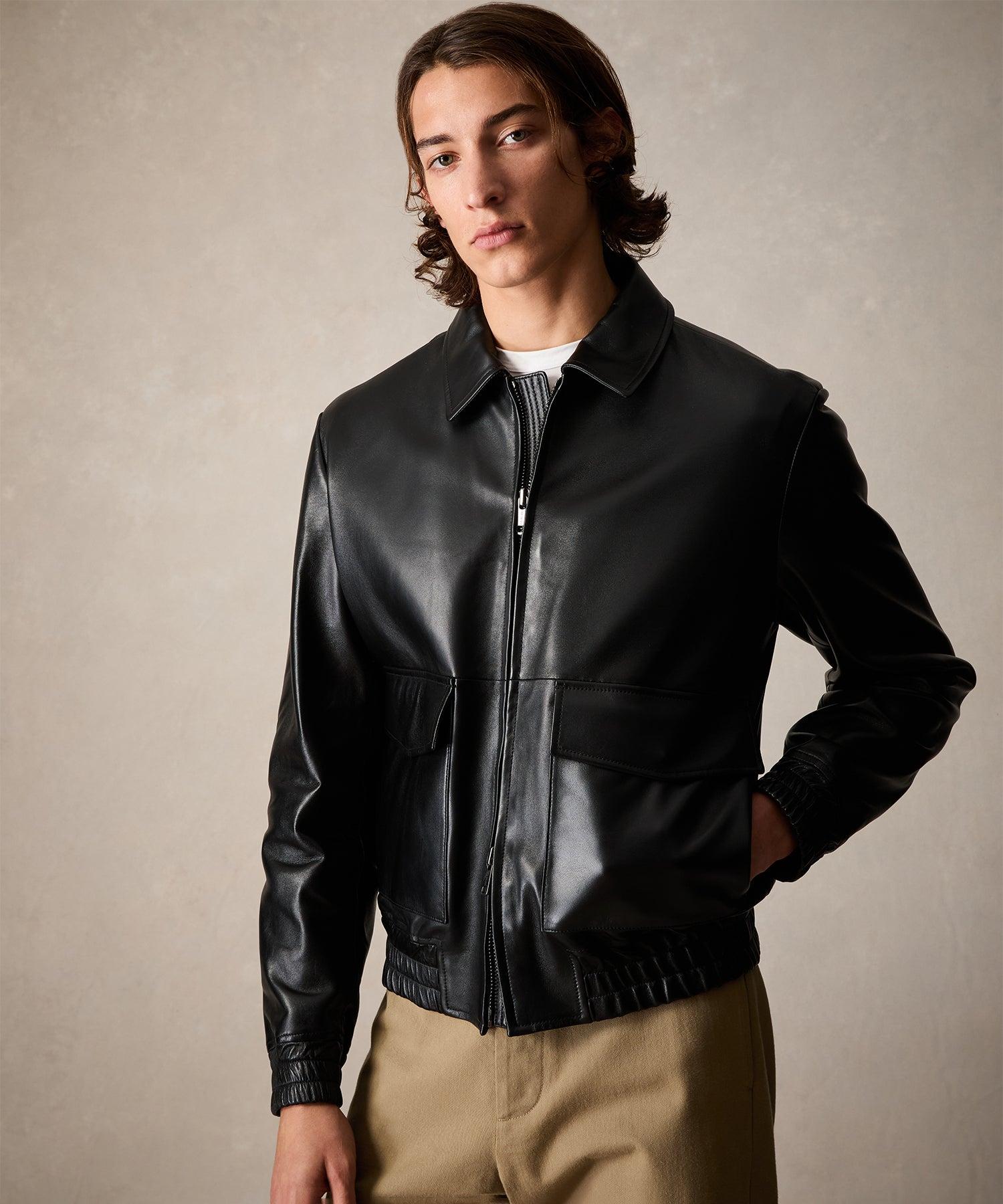 Leather Grant Jacket Product Image