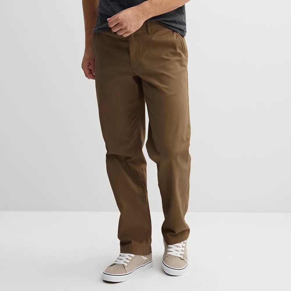 Men's Sonoma Goods For Life® Flexwear Loose Fit Chinos, Size: 33X32, Iron Ore Product Image