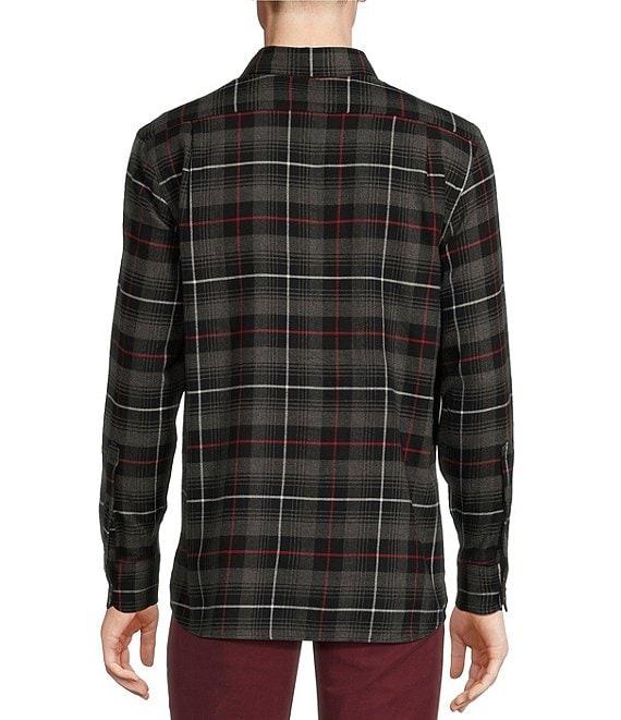 Cremieux Blue Label Chamonix Collection Plaid Moleskin Long Sleeve Woven Shirt Product Image