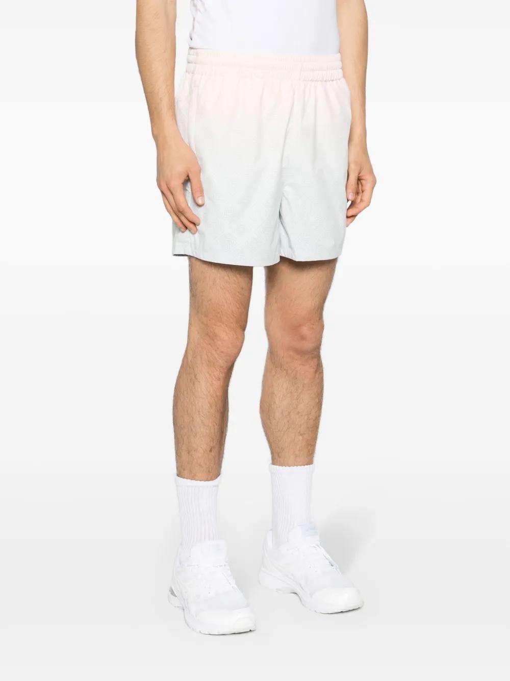 perforated-monogram gradient shorts Product Image