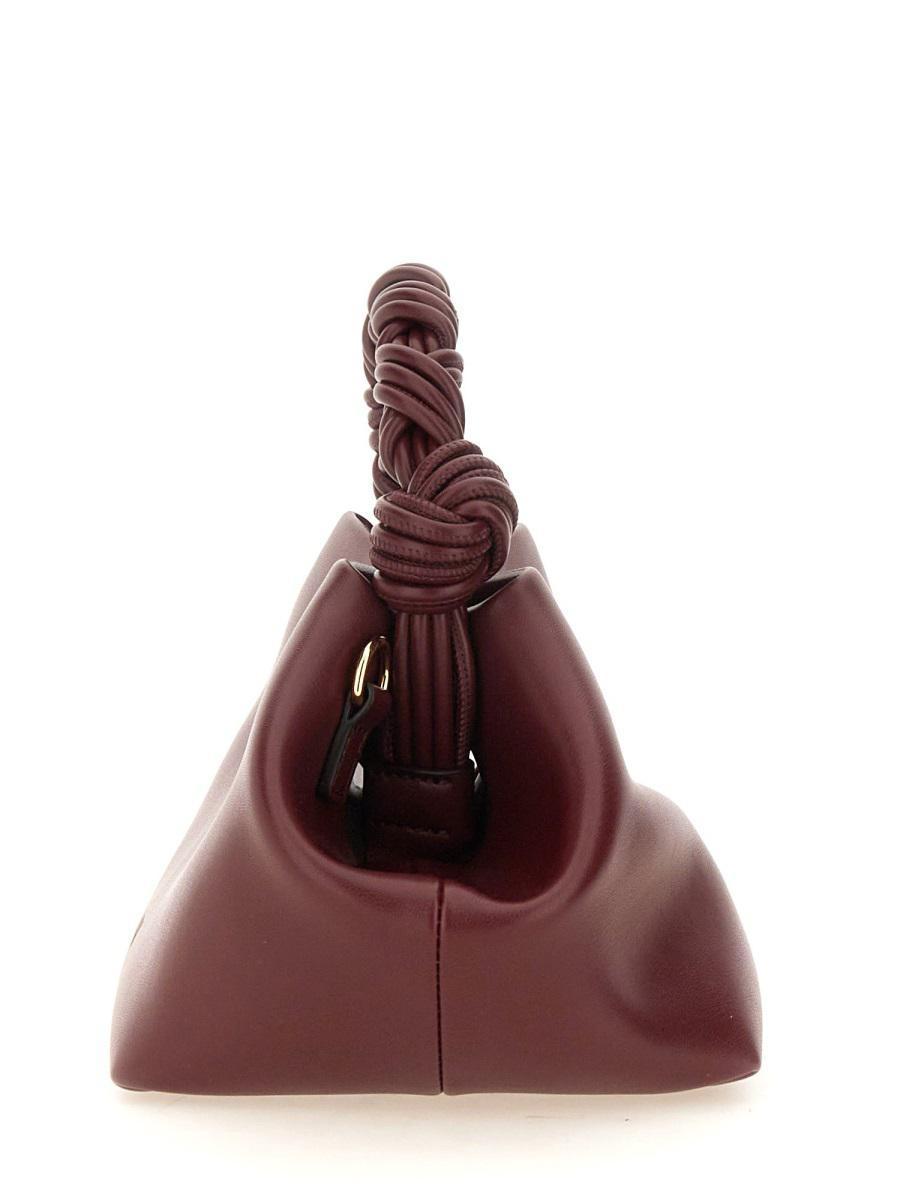 GANNI Bordeaux Mini Bou Handbag In Red Product Image