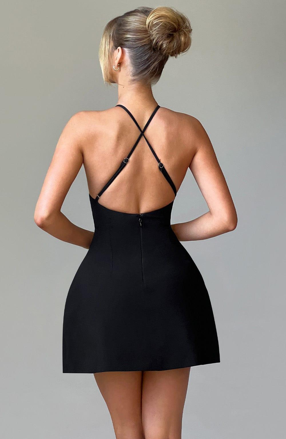 Jayne Mini Dress - Black Product Image