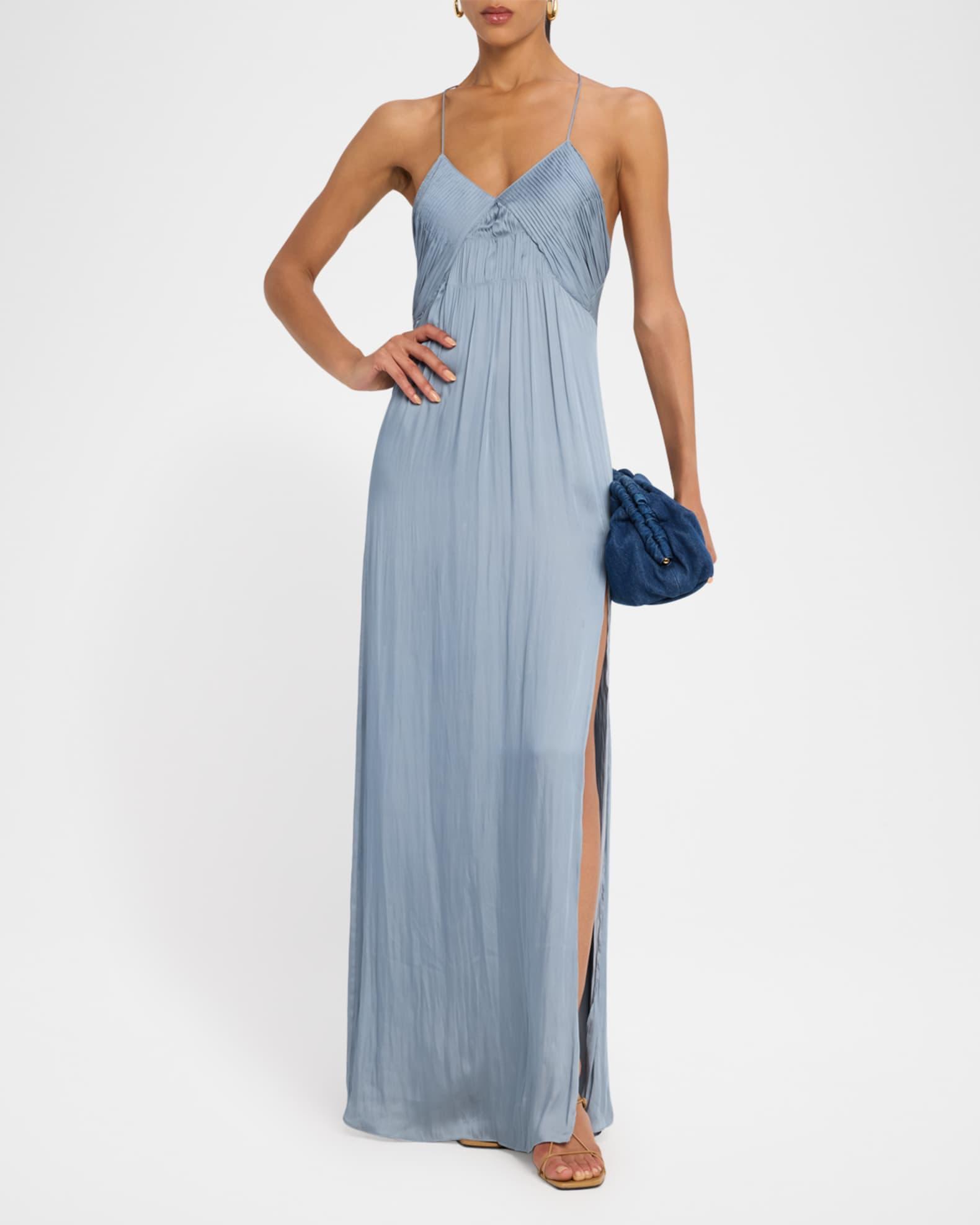 Ingrid Strappy Satin Dress Product Image