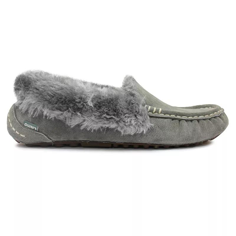 Mykos Aussie Women's Moccasin Slippers, Girl's, Size: 8, Grey Product Image